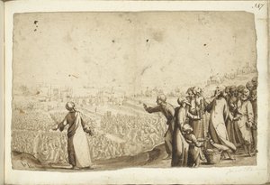 Christus speist die Menge von Gerard ter Borch (I)