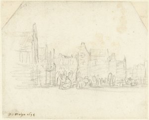 Großer Markt in Haarlem von Gerard ter Borch (II)