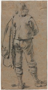 Ein Mann von hinten gesehen von Gerard ter Borch