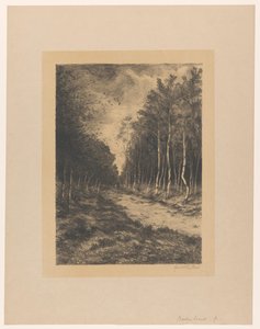 Waldweg mit zwei Reitern von Gerarda Wilhelmina ten Hoet (signed by artist)