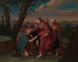Christus heilt den Blinden, ca. 1725-30