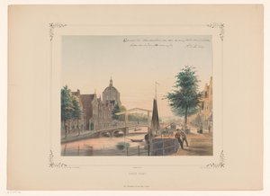 Ansicht der Oude Vest in Leiden