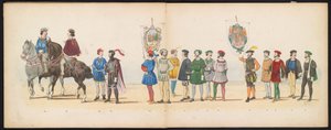 Maskerade der Leidener Studenten, 1855 (Platte 13)