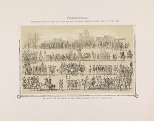 Maskerade der Mitglieder des Leydsche Studenten-Corps, 11. Juni 1860. Der Einzug des Herzogs von Anjou in Antwerpen, 19. Februar 1582