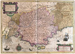 Frankreich (Stich) von Gerardus Mercator