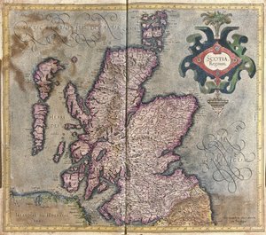 Schottland, Großbritannien von Gerardus Mercator