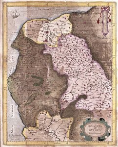 Die Küste von Berck bis Gravelines, Belgien von Gerardus Mercator