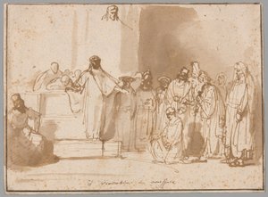 Christus und die Ehebrecherin von Gerbrand van den Eeckhout