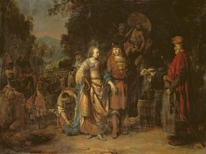 Isaak und Rebekka am Brunnen von Lahai-roi