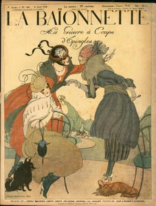 Cover von „La Baionnette“, Satirisch in Farben