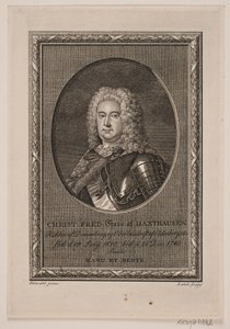 Christian Frederik Graf von Haxthausen von Gerhard Ludvig Lahde