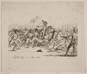 Tapfere Gegenwehr der Russischen Garde von Gerhard Ludvig Lahde