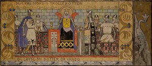 Åsmund in der Königshalle von Gerhard Munthe