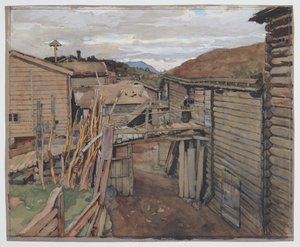 Gudbrandsdal, alte Häuser
