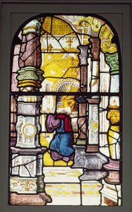 Simeon im Tempel, der den Heiligen Geist erblickt