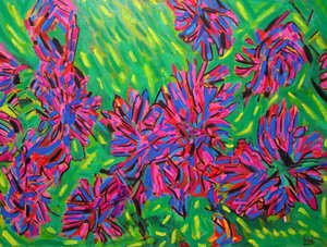 Abstrakte imaginäre Blumen
