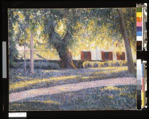 Sonnenschein unter den Bäumen von Germain Guibal