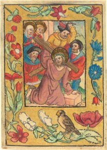 Christus trägt das Kreuz von German 15th Century