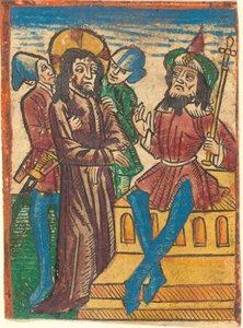 Christus vor Pilatus von German 15th Century