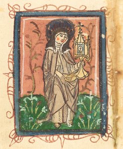 Heilige Klara von Assisi von German 15th Century
