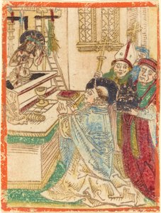 Die Messe des Heiligen Gregor von German 15th Century