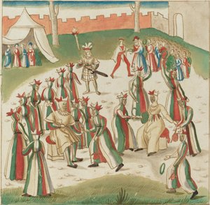 Spiele im Freien von German 16th Century