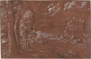 Flusslandschaft von German 16th Century
