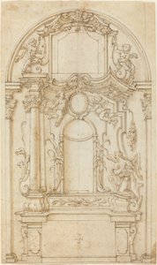 Studie für einen Altar und ein Reredos