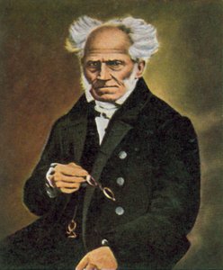 Arthur Schopenhauer, deutscher Philosoph (farbiges Foto) von German Photographer