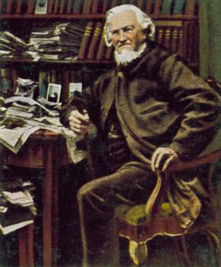 Hoffmann von Fallersleben, deutscher Dichter von German Photographer