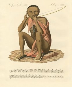 Ein Buschmann aus Südafrika