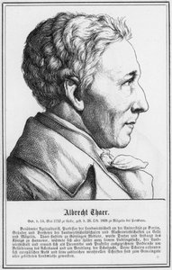 Albrecht Thaer (Gravur) von German School