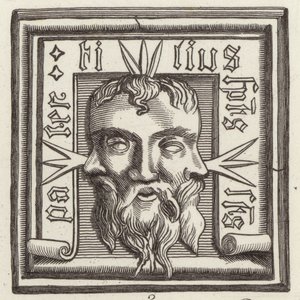 Amulett. Illustration für Bilder-Atlas von German School