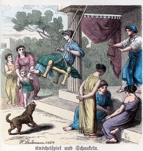 Alte Geschichte. Griechenland. Griechische häusliche Spiele ... von German School