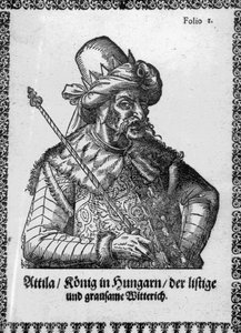 Attila der Hunne (Gravur) von German School
