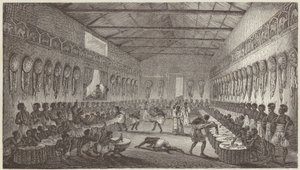 Bankett des Königs von Abessinien von German School
