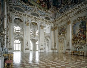 Barockkunst: Ansicht des Großen Salons von German School