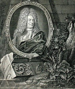 Barthold Heinrich Brockes (1680-1747), graviert von Wolffgang