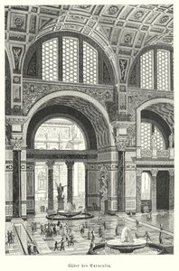 Caracalla-Thermen, Rom (Stich) von German School