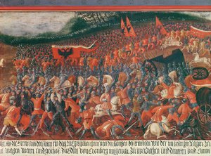Schlacht von Kronenberg, Deutschland ca. 1388