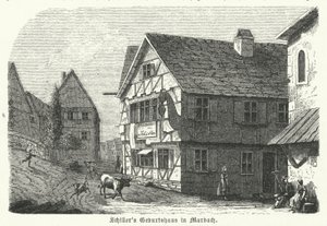 Geburtsort des deutschen Dichters und Dramatikers Friedrich Schiller, Marbach am Neckar