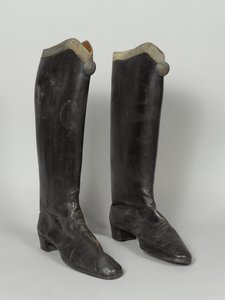 Stiefel, 3. von Zieten Husaren, getragen von HRH Der Herzog von Connaught, vor 1914
