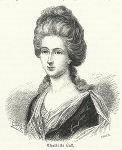 Charlotte Buff, jugendliche Bekannte und Gegenstand der Liebe von Johann Wolfgang Goethe von German School