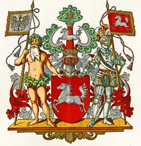Wappen von Hannover, ca. 1898