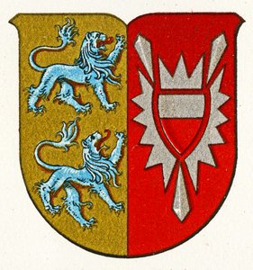 Wappen von Schleswig-Holstein, ca. 1898