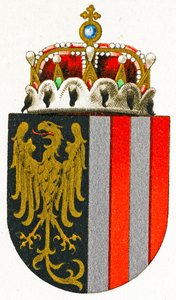 Wappen von Oberösterreich, ca. 1898