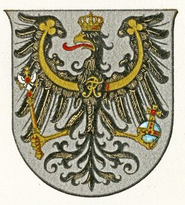 Wappen des Königreichs Preußen und später der Provinz Ostpreußen, ca. 1898