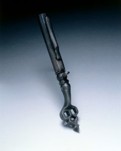 Kombinierter Radschlossschlüssel und Pulvermaß, ca. 1625-50 von German School