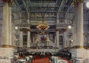 Konzertsaal, Zoologischer Garten Berlin, Deutschland (Farblithografie) von German School