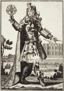 Kostüm für einen Astrologen, veröffentlicht von Gerard Valck (16512-1726) ca. 1690 von German School